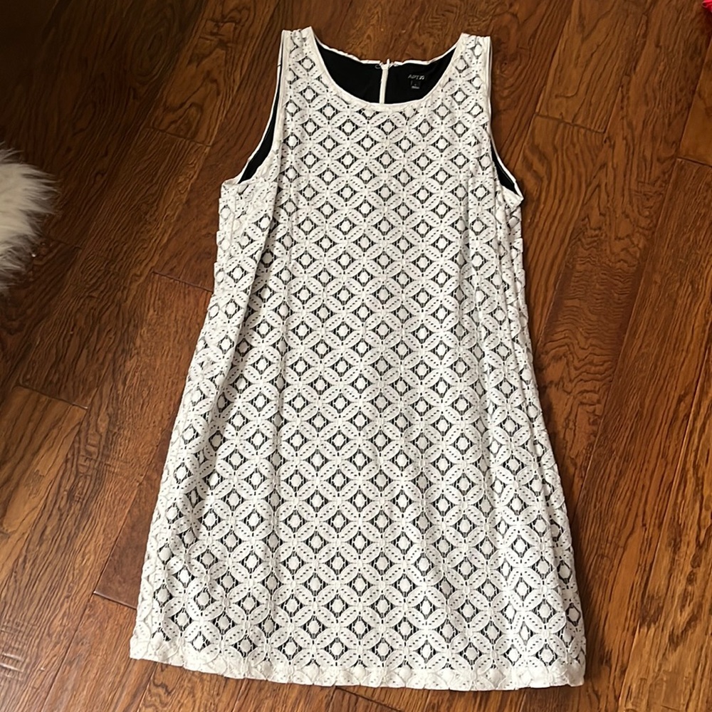 Sweet white lace dress